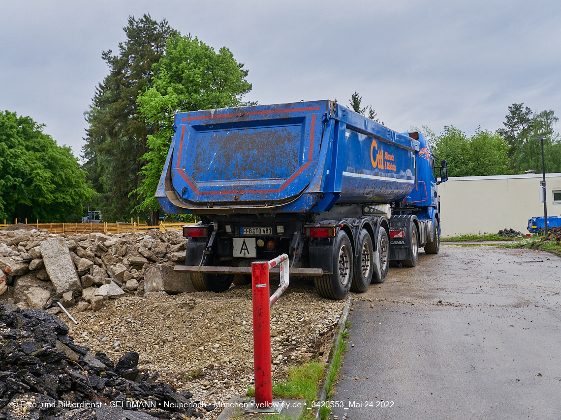 24.05.2022 - Baustelle am Haus für Kinder in Neuperlach